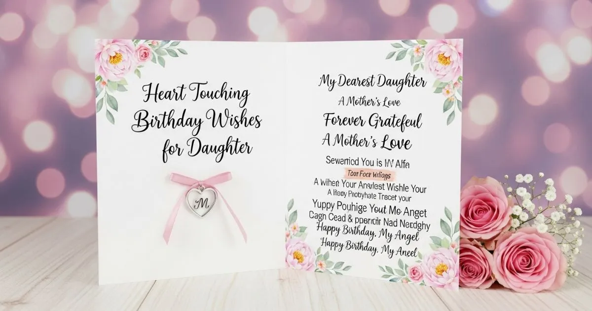 50+ Heart Touching Birthday Wishes for Daughter from Mother