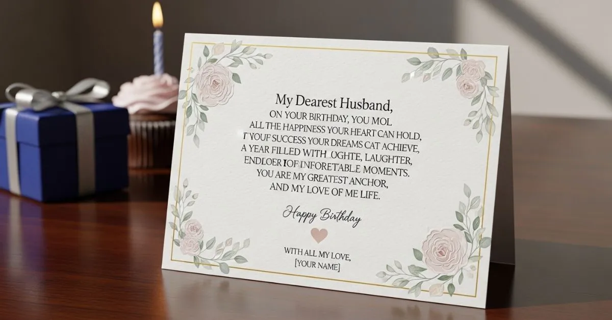 50+ Heartfelt birthday wishes for husband he'll truly love