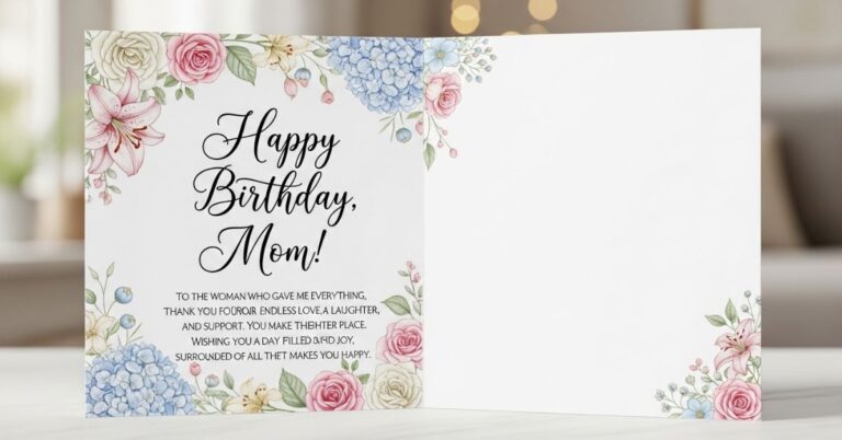 50+ Heartfelt Birthday Wishes for Mom to Make Her Smile Today