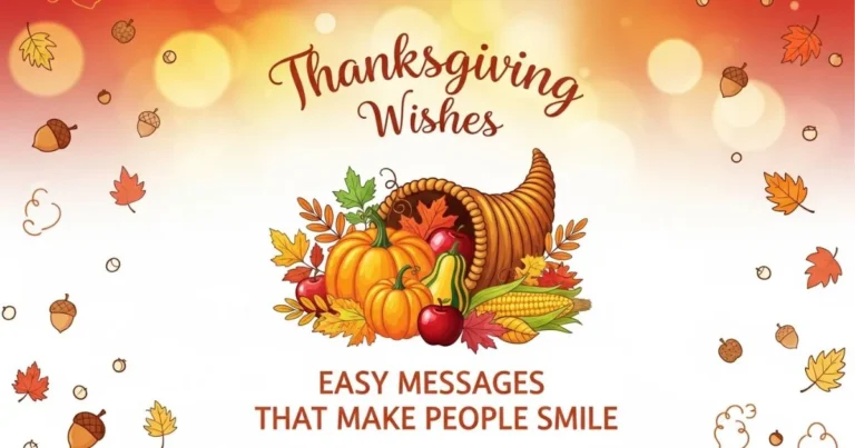 50+ Thanksgiving Wishes: Easy Messages That Make People Smile