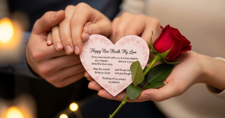 60+ happy new month wishes to my love: sweet & romantic messages