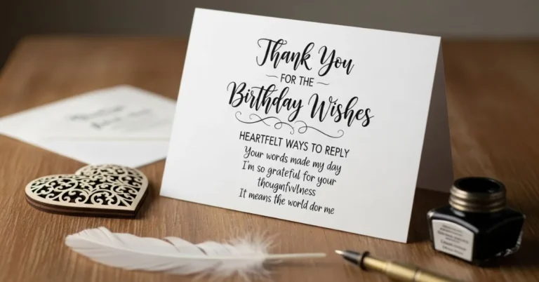 60+ Thank You for the Birthday Wishes: Heartfelt Ways to Reply
