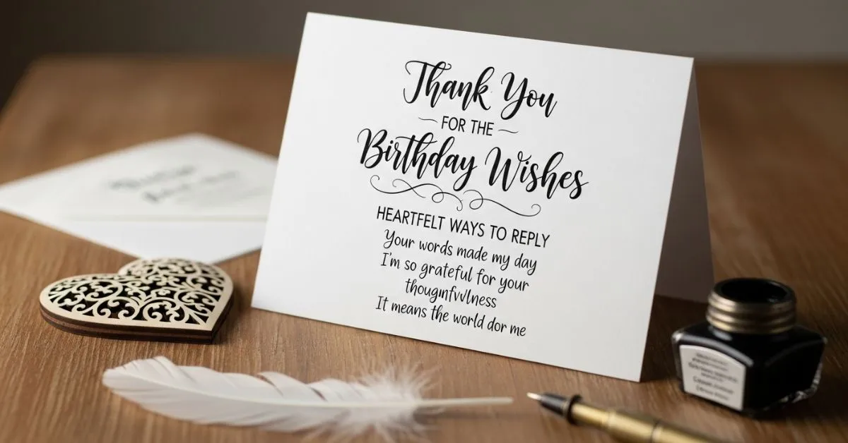 60+ Thank You for the Birthday Wishes: Heartfelt Ways to Reply