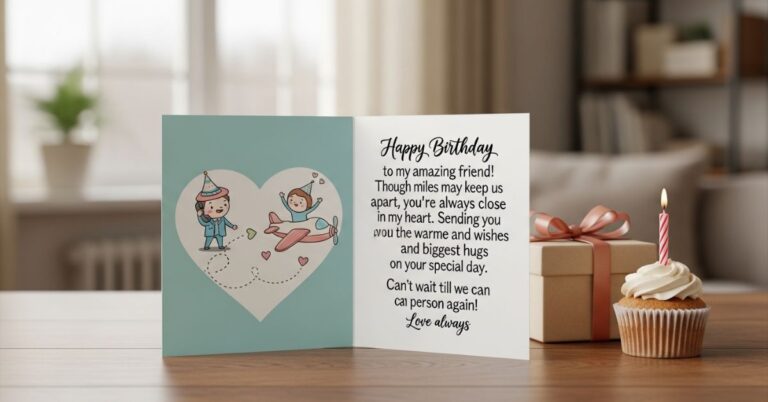 80+ Best Birthday Wishes for Long Distance Friend Sweet Messages