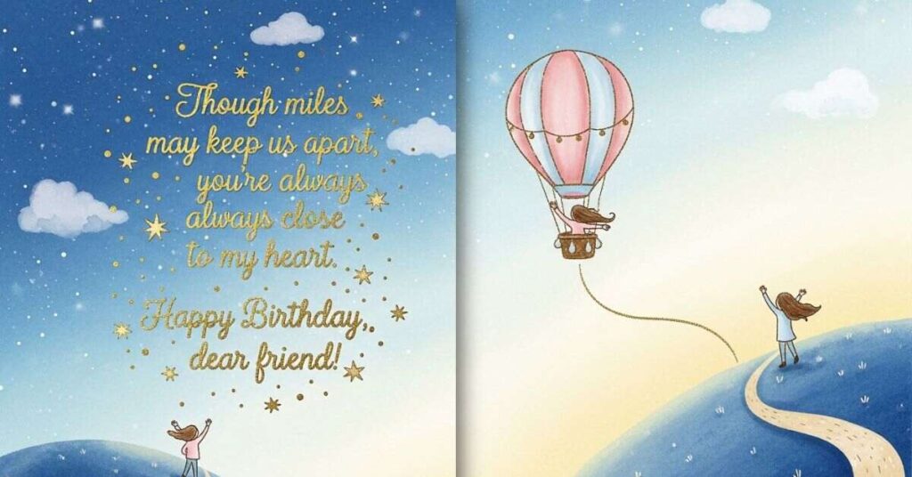 Birthday Quotes for a Far Away Friend