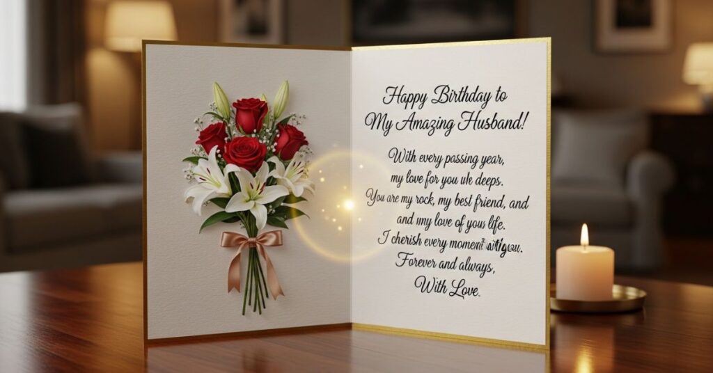 Birthday Wishe for Husband With Love