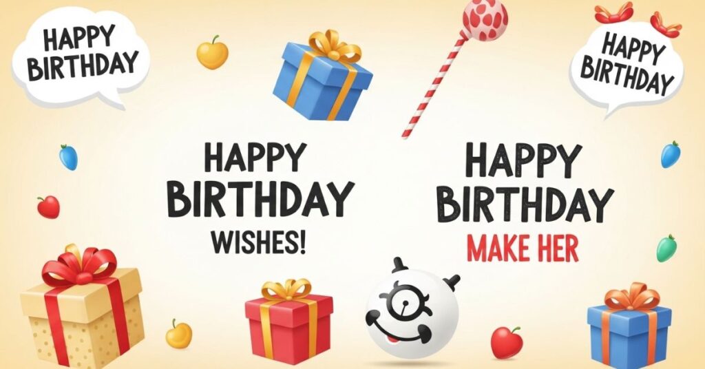 Funny Birthday Wishes to Make Her Smile