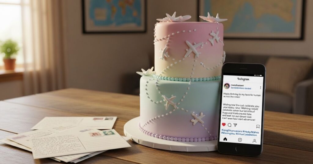Instagram Captions for Long Distance Birthday Wishes
