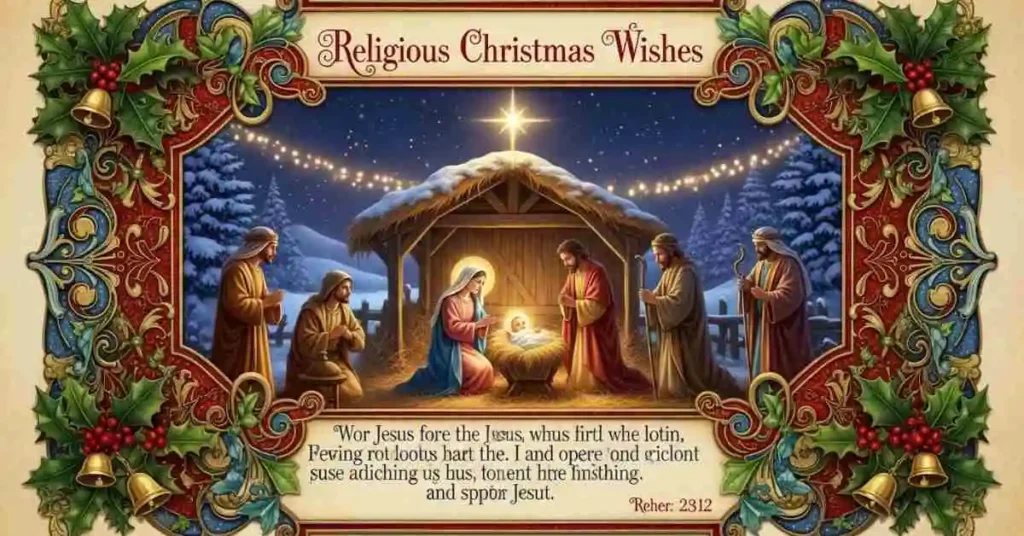 Religious Christmas Wishes with Meaning