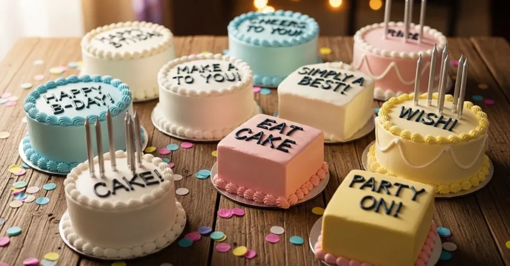 Short Birthday Wishes for Cakes