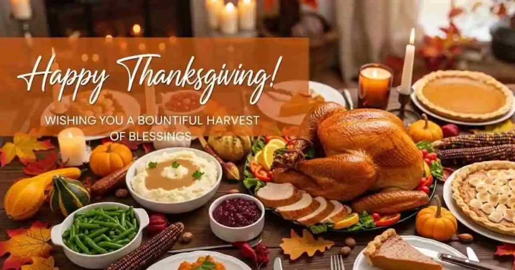 Thanks giving Wishes for Social Media Cards and Messages