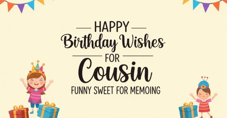 50 birthday wishes for cousin funny sweet and memorable 50+ Birthday Wishes for Cousin: Funny Sweet & Memorable