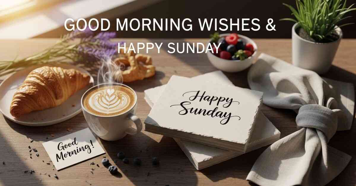 60 good morning wishes happy sunday bright messages and ideas 1 1 60+ Good Morning Wishes Happy Sunday: Bright Messages & Ideas