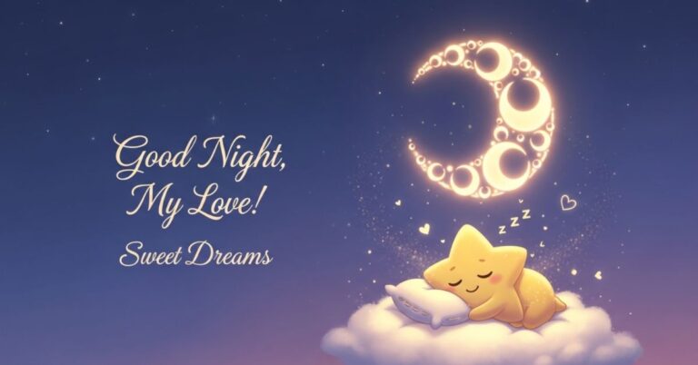 70 good night message to my love to make them smile 70+ Good Night Message to My Love to Make Them Smile