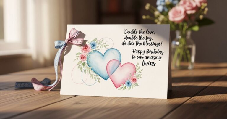 90 heart touching birthday wishes for twins full of love 90+ Heart Touching Birthday Wishes for Twins Full of Love