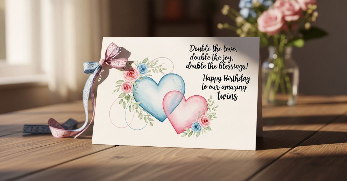 90 heart touching birthday wishes for twins full of love 90+ Heart Touching Birthday Wishes for Twins Full of Love