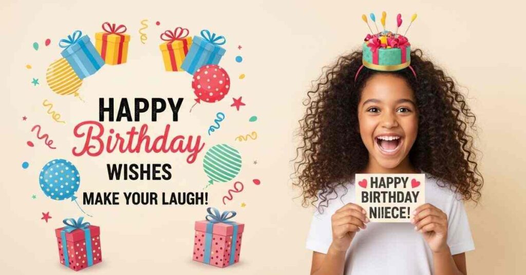 Funny Birthday Wishes to Make Your Niece Laugh 1 Funny Birthday Wishes to Make Your Niece Laugh