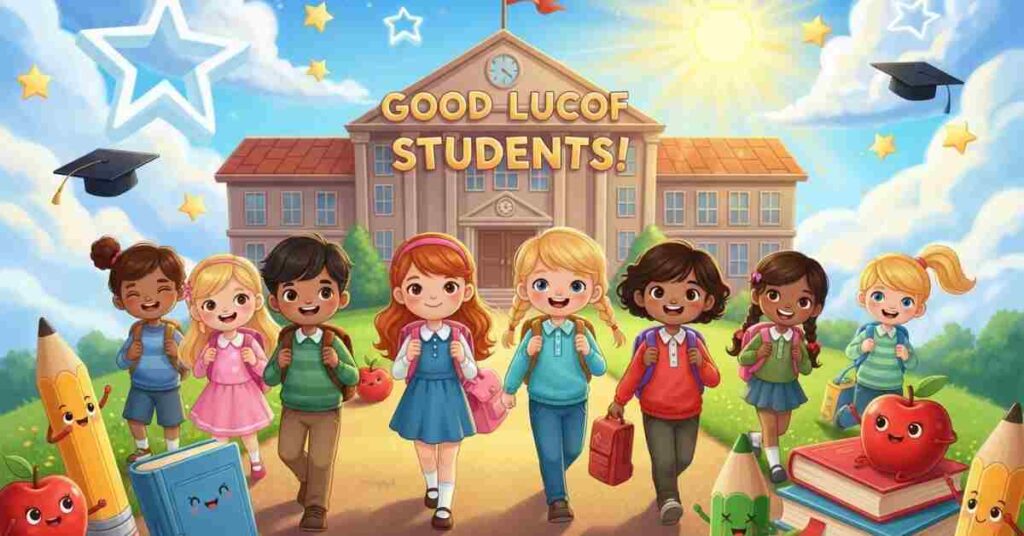 good luck wishes for school students 1 Good Luck Wishes for School Students