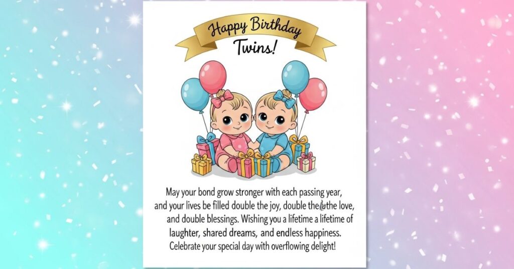 inspirational and blessing birthday wishes for twins Inspirational and Blessing Birthday Wishes for Twins