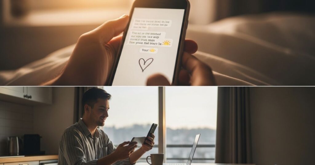long distance morning messages that feel closer Long-Distance Morning Messages That Feel Closer