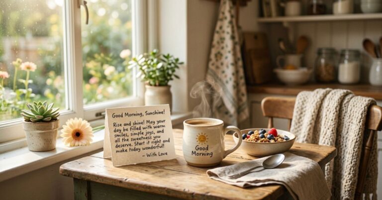 60+ Sweet Good Morning Message to Start the Day Right 