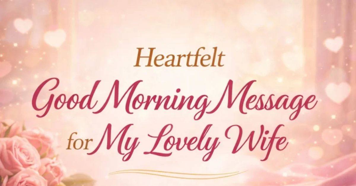 70 good morning message to my wife for a sweet loving start 70+ Good Morning Message to My Wife for a Sweet Loving Start