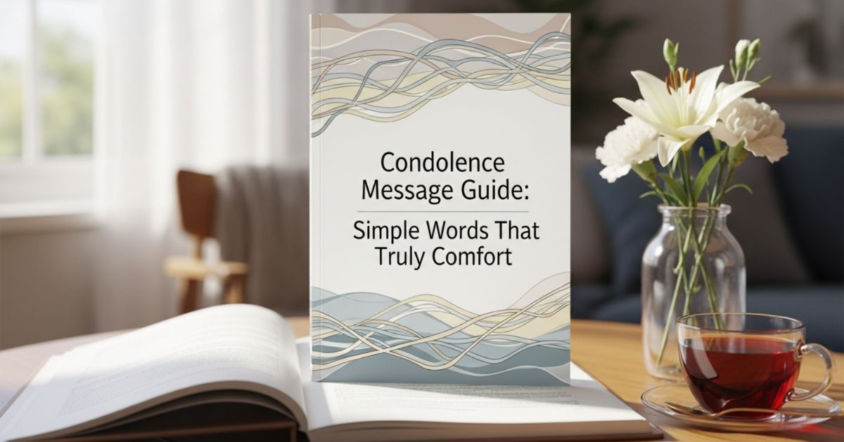 80 condolence message guide simple words that truly comfort 80+ Condolence Message Guide: Simple Words That Truly Comfort