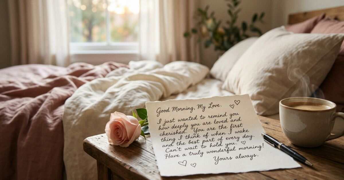 80 romantic good morning message for her to melt her heart 1 80+ Romantic Good Morning Message for Her to Melt Her Heart