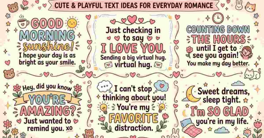 cute and playful text ideas for everyday romance 1 Cute and Playful Text Ideas for Everyday Romance