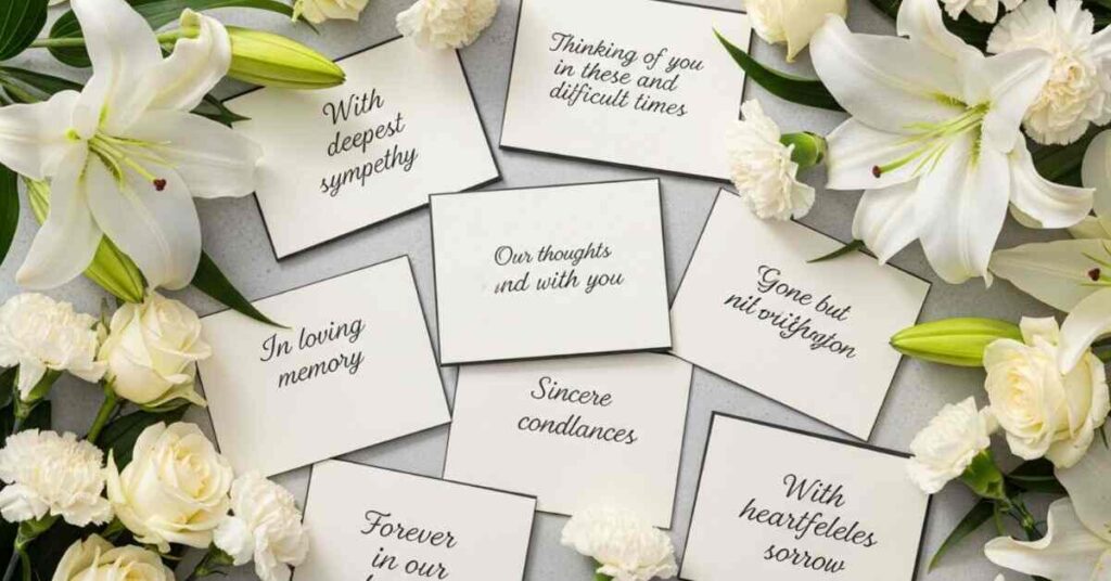 messages to send with funeral flowers 1 Messages to Send with Funeral Flowers