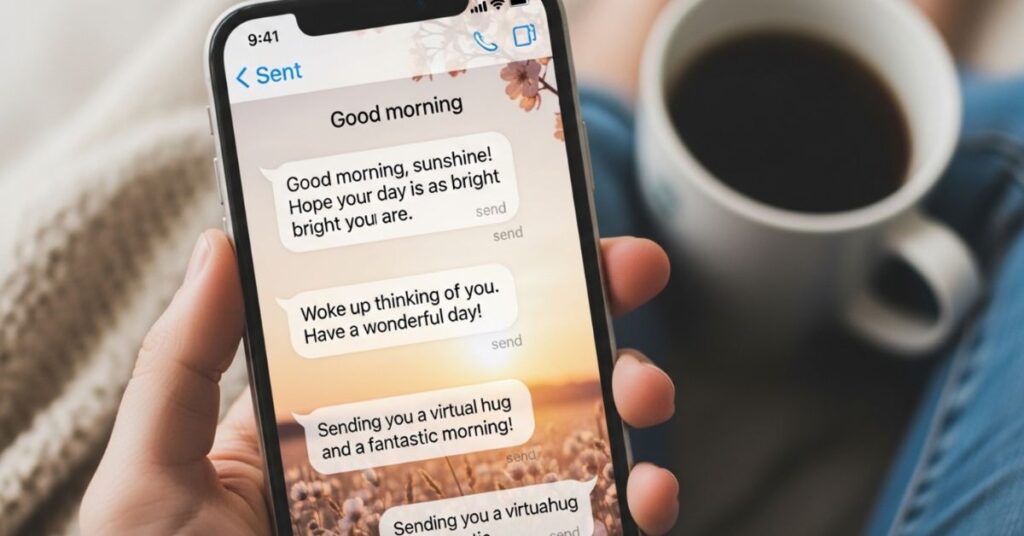 sweet good morning texts that bring a smile Sweet Good Morning Texts That Bring a Smile