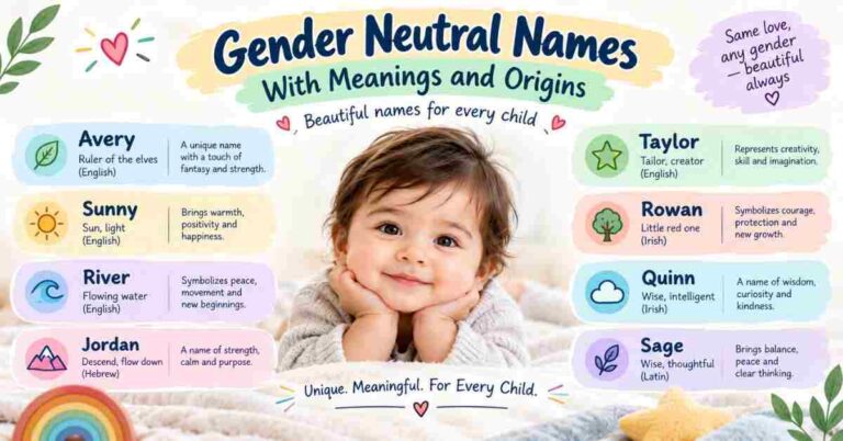 60 gender neutral names with meanings and origins 1 60 Gender Neutral Names With Meanings and Origins