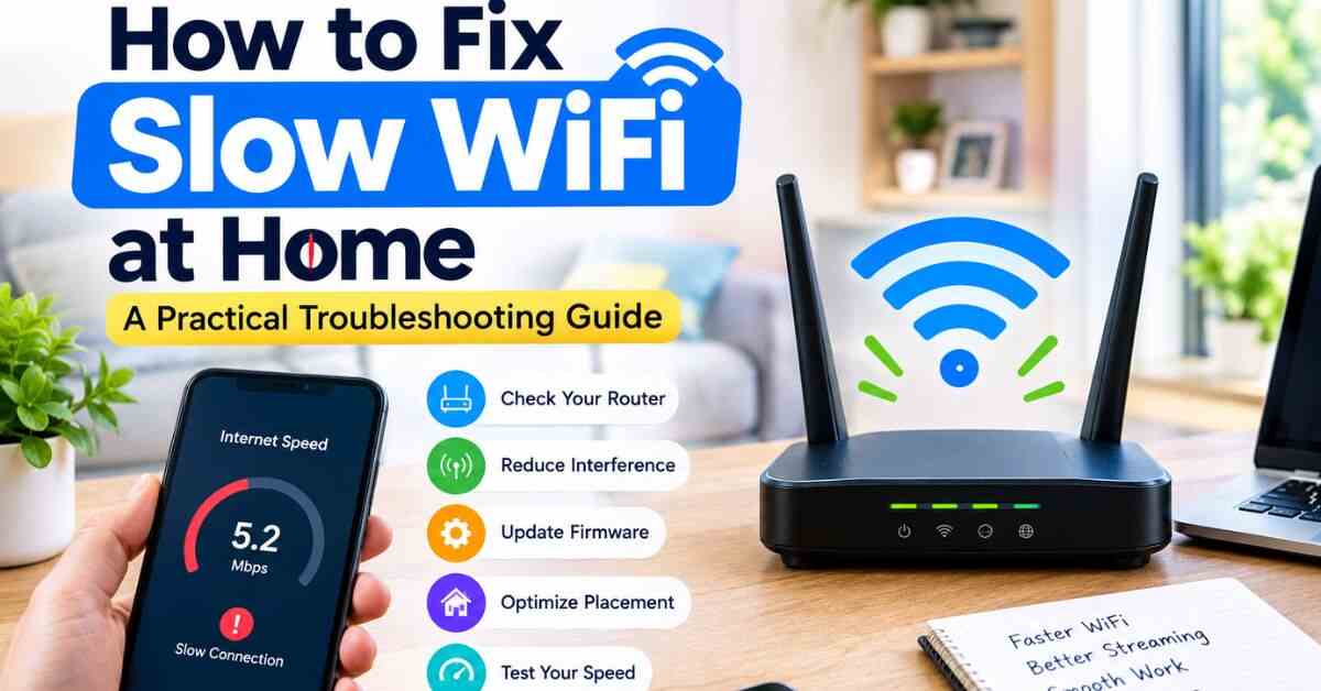 How to Fix Slow WiFi at Home: A Practical Troubleshooting Guide