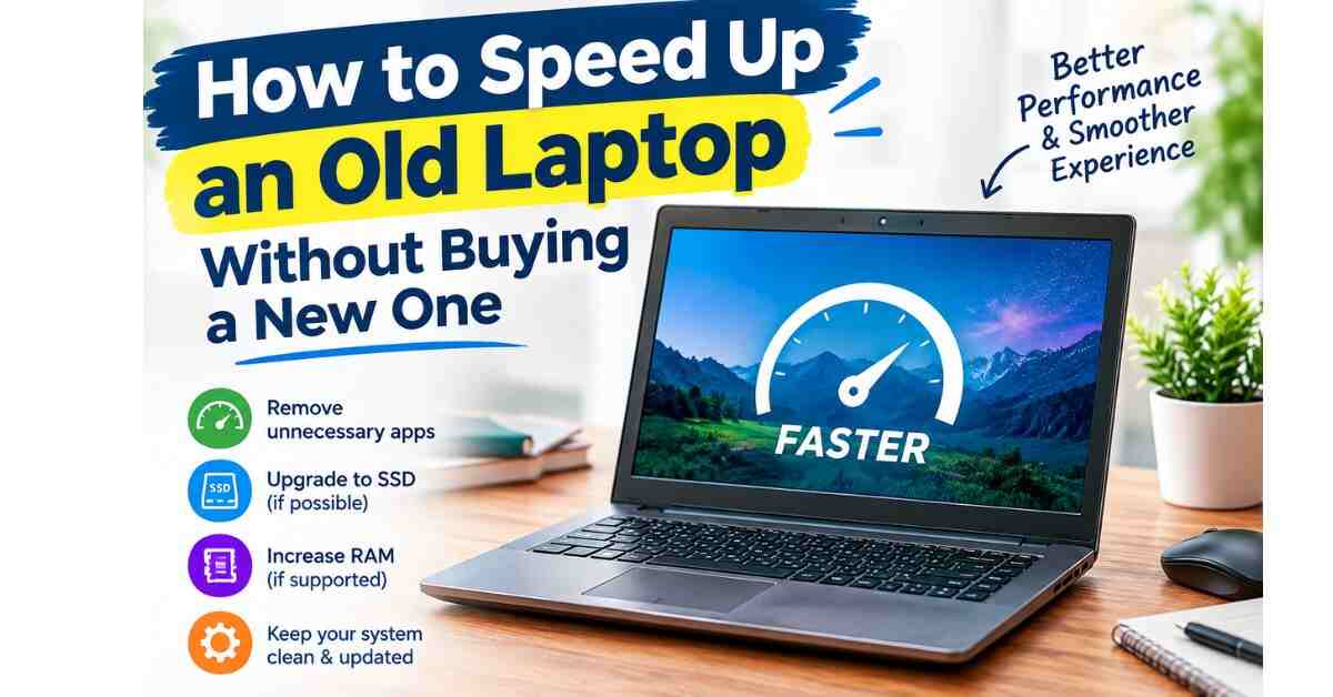 how to speed up an old laptop without buying a new one 1 How to Speed Up an Old Laptop Without Buying a New One
