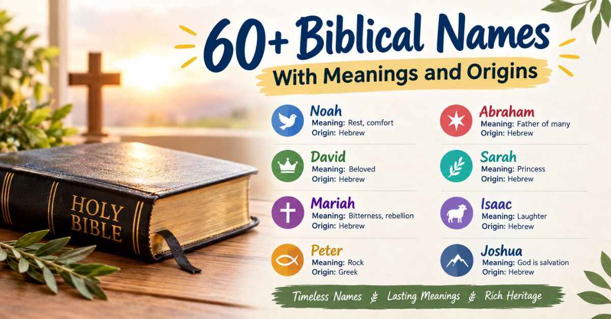 60biblical names with meanings and origins 1 60+Biblical Names With Meanings and Origins